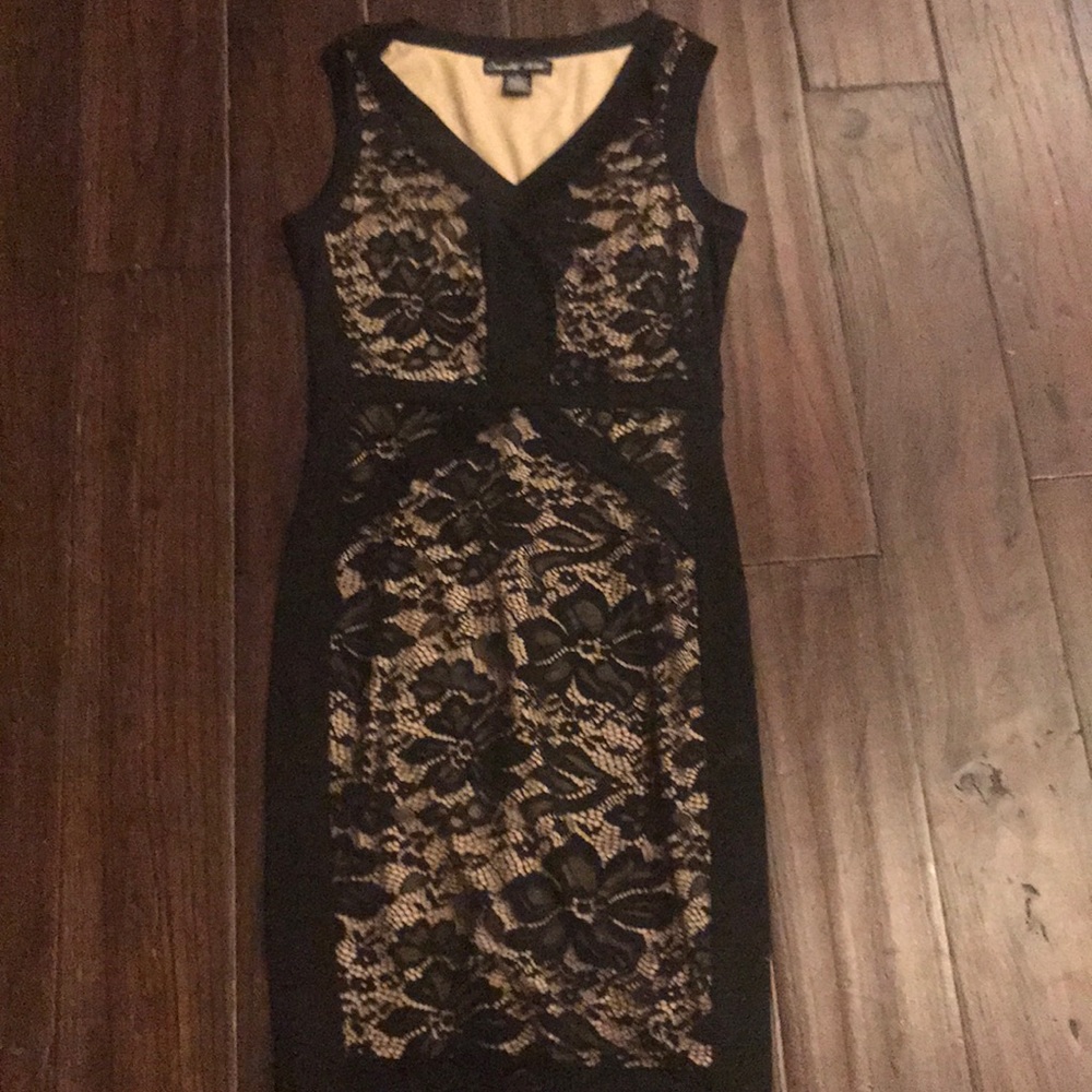 Black floral and beige Candalite Petite
